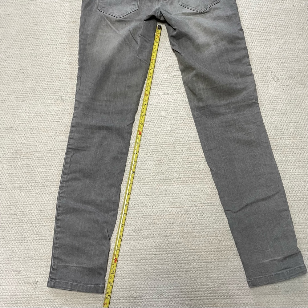 Zara Z1975 Low Rise Skinny Gray Basic Denim Jean Size US6 - Picture 8 of 10